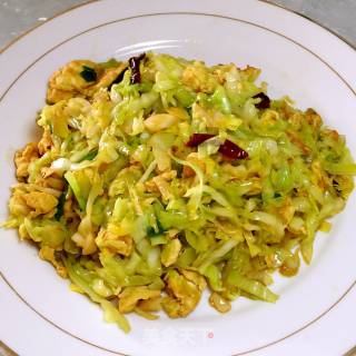 Scrambled Eggs with Cabbage recipe