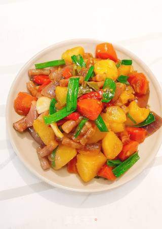 Spicy Sausage with Potatoes recipe