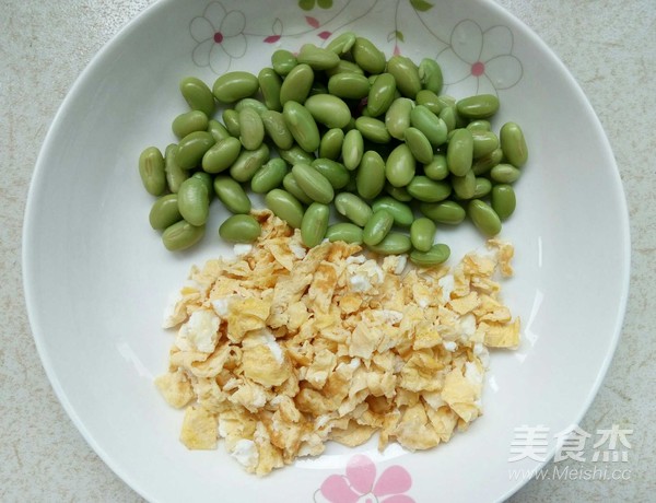 Fried Rice with Edamame and Egg recipe