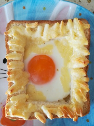 Cheese and Egg Baked Toast
