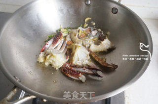 Portunus Crab Blooming at Night in Pot recipe