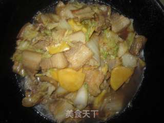 Pork Belly Stewed with Cabbage and Potatoes recipe