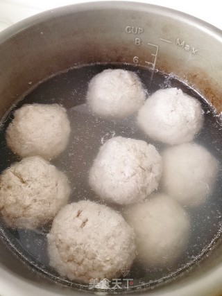 Lotus Root Meatballs recipe