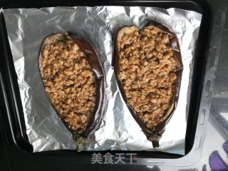 #trust之美#grilled Eggplant with Mushrooms and Minced Meat recipe