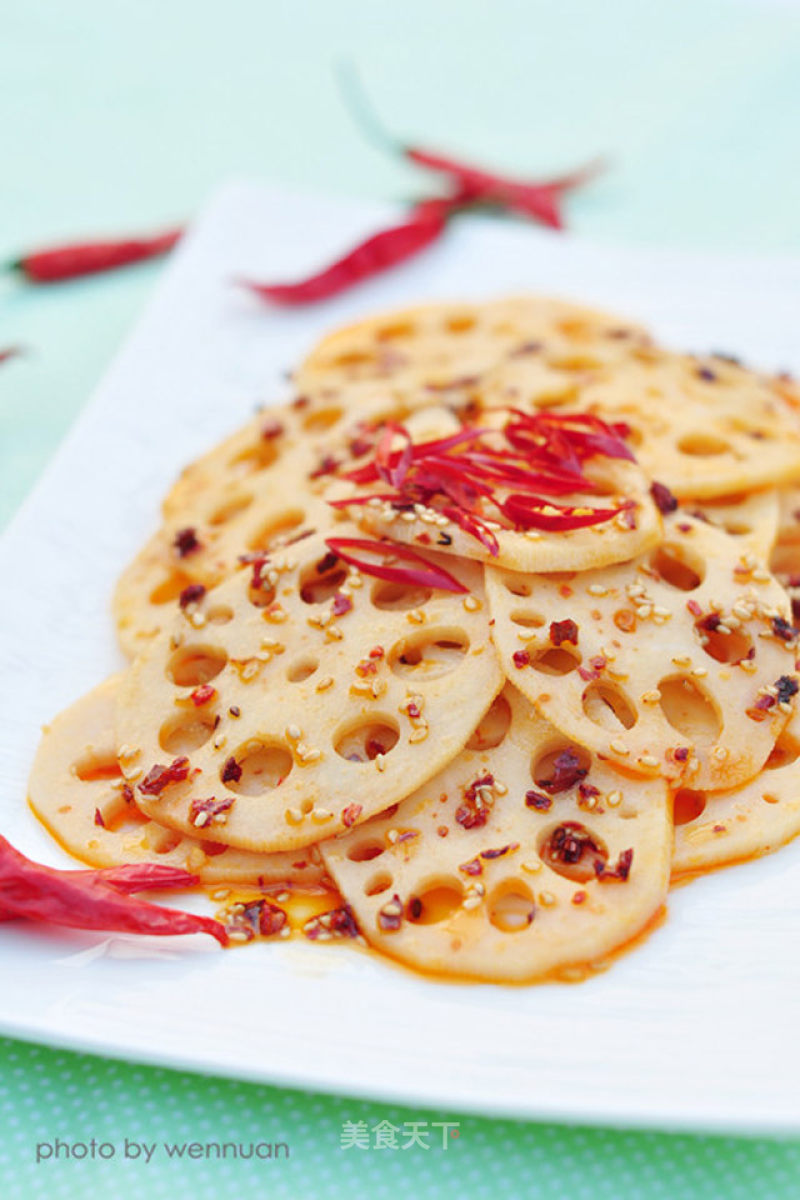 Red Oil Lotus Root recipe