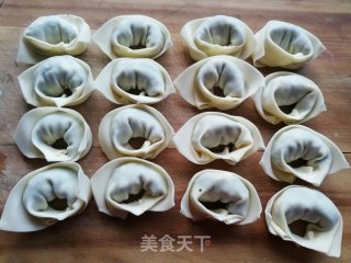 Shrimp and Shepherd's Purse Wonton recipe