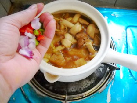 Thousands of Dried Bamboo Shoots and Winter Melon in Clay Pot recipe