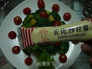 [trial Report of Chobe Series Products] Christmas Tree Salad recipe