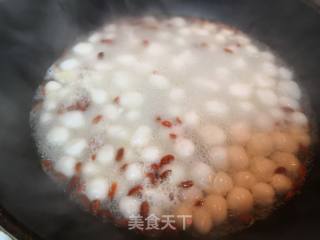 Dessert-chinese Wolfberry Glutinous Rice Balls recipe