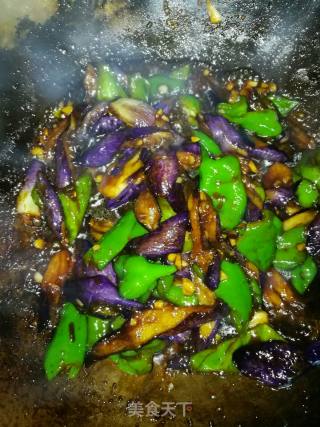 Braised Green Pepper Eggplant recipe
