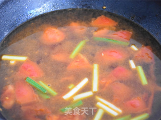 Black Garlic Tomato Beef Soup recipe