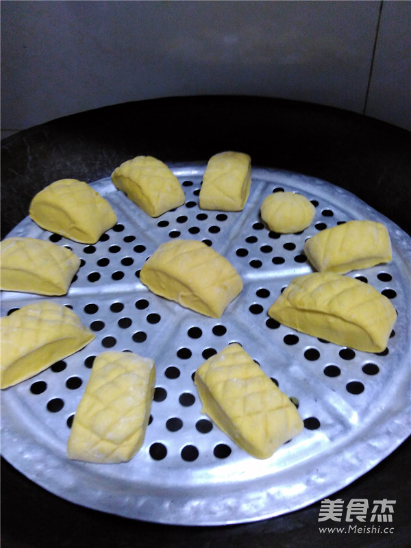 Patterned Pumpkin Buns recipe