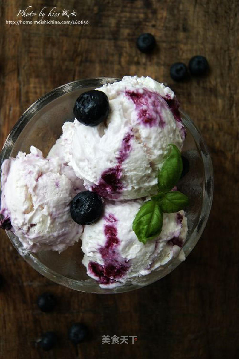 Wonderful Taste---blueberry Yogurt Ice Cream recipe