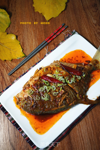 #trust之美#【golden Pomfret in Sauce】 recipe