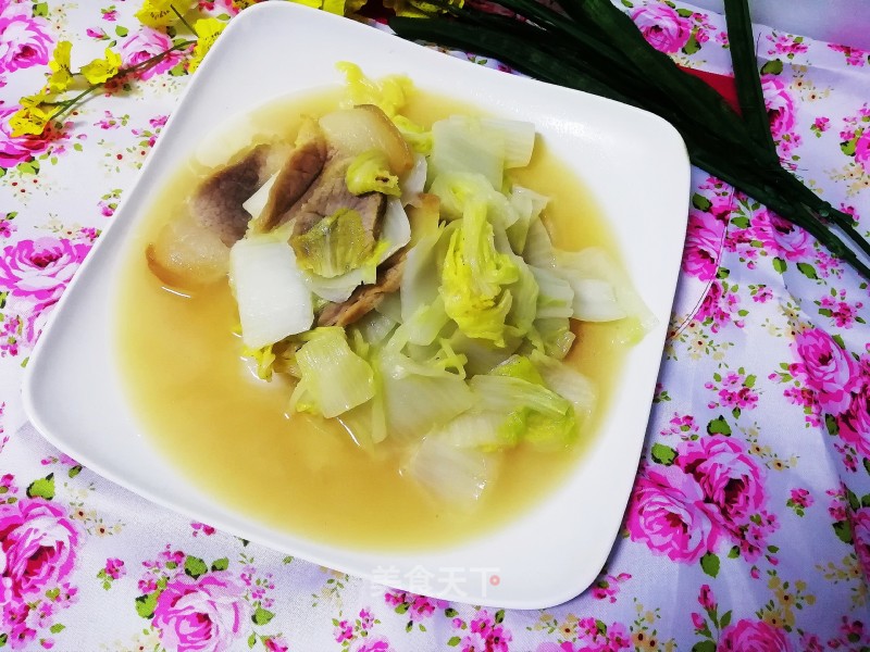 Stir-fried Cabbage with Bacon recipe