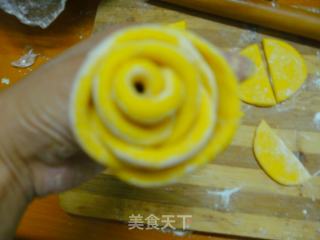 Green Rose Flower Roll recipe