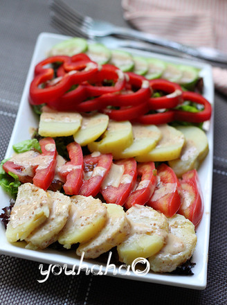 Vegetable Salad with Cheese