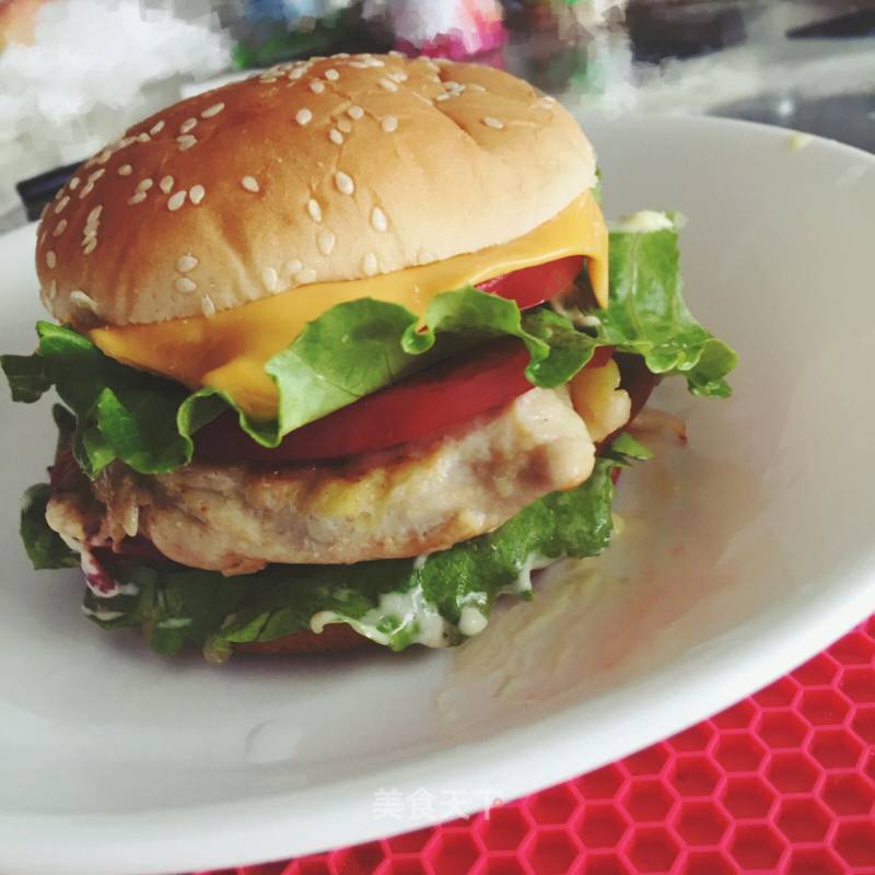 A Full-fledged Chicken Burger recipe