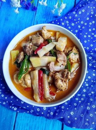 Roasted Chicken with Bamboo Shoots recipe
