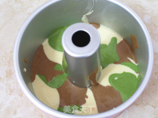 Camouflage Chiffon Cake recipe