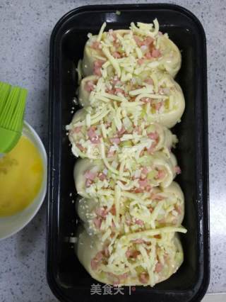 #aca烤明星大赛# Scallion Ham Cheese Meal Pack recipe