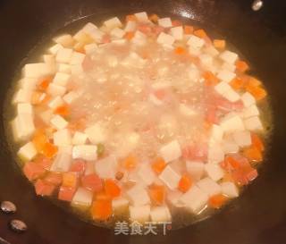 Ham and Tofu Soup recipe