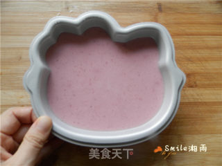 Kitty Strawberry Jam Pudding recipe