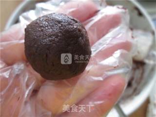 #aca烤明星大赛# Fun Duo Duo Chocolate Bean Biscuits recipe