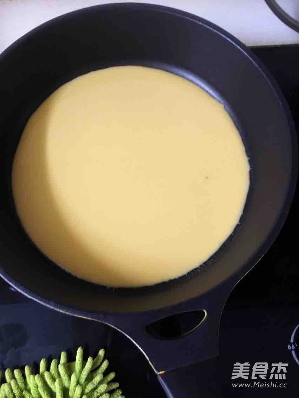 Oil-free Cornmeal and Egg Pancakes recipe