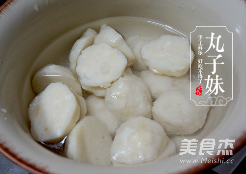 Cucumber Mixed with Cuttlefish Balls recipe