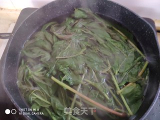 Fried Toon Fish with Wild Vegetables recipe