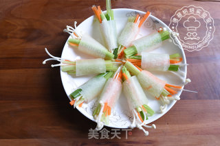 Winter Melon Fresh Vegetable Roll recipe