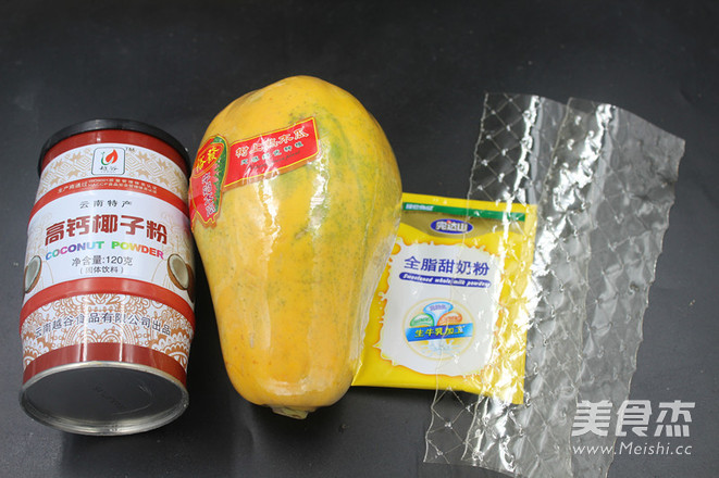 Papaya Coconut Milk Jelly recipe