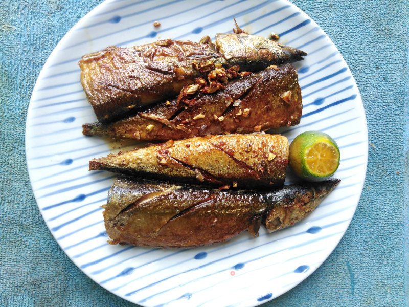 Pan-fried Saury recipe
