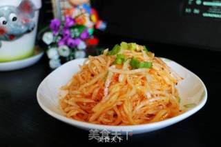 Shredded White Radish recipe