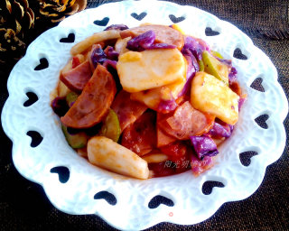 Fried Rice Cake recipe