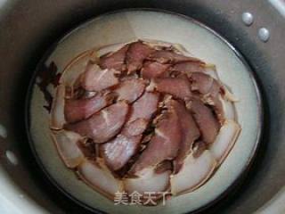 Steamed Vegetables are More Delicious---------【dried Beans Steamed Bacon】 recipe
