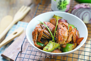 Mixed Vegetables and Soy Hairy Crabs recipe