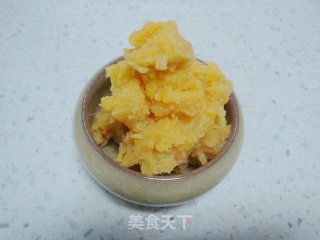 Sesame Sweet Potato Mashed with Tomato Sauce recipe
