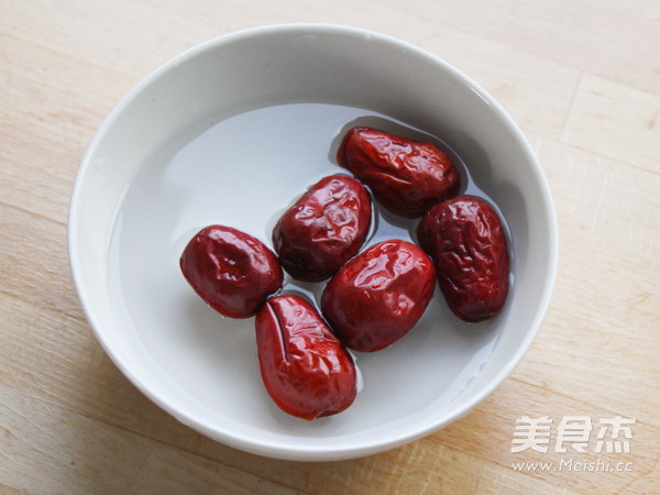 Pumpkin, Red Dates, Rice Wine and Rice Cake Soup recipe