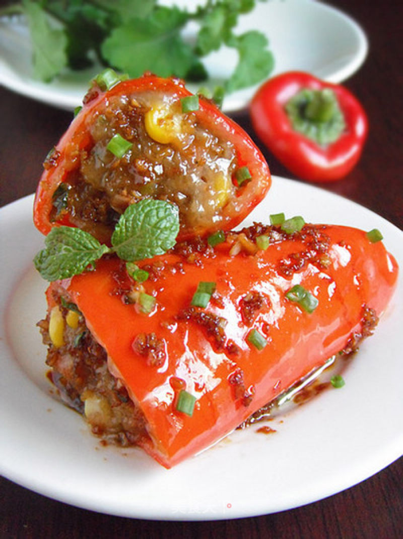 Colorful Nutrition-sweet Pepper Stuffed Beef recipe