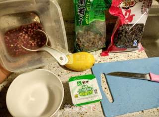 Red Bean Mango Yogurt Shake recipe