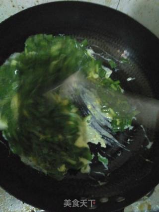 Scrambled Eggs with Leek recipe
