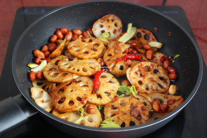 Spicy Griddle Lotus Root Slices recipe