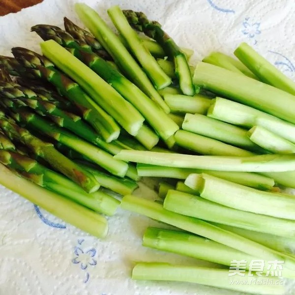 Green Bamboo Shoots with White Sauce recipe