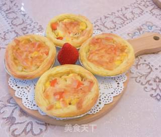 Baked Rice with Egg Tart Crust recipe
