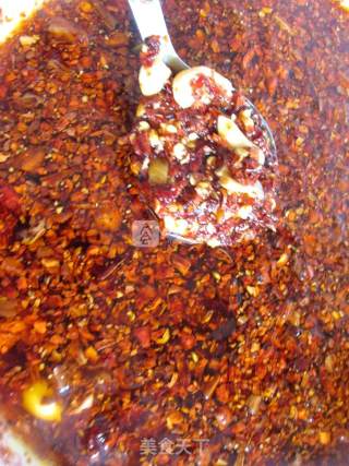 Homemade Red Bright Chili Oil recipe