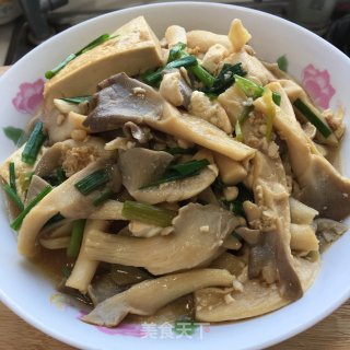 Braised Tofu with Mushrooms recipe