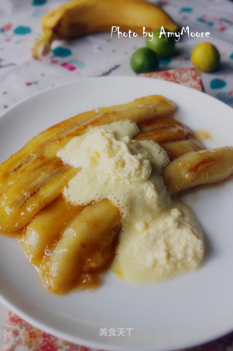 Butter Banana with Ice Cream recipe