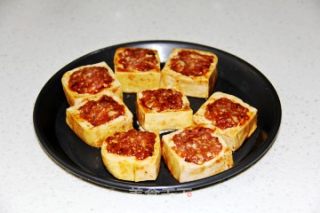 Grilled Tofu with Minced Meat recipe